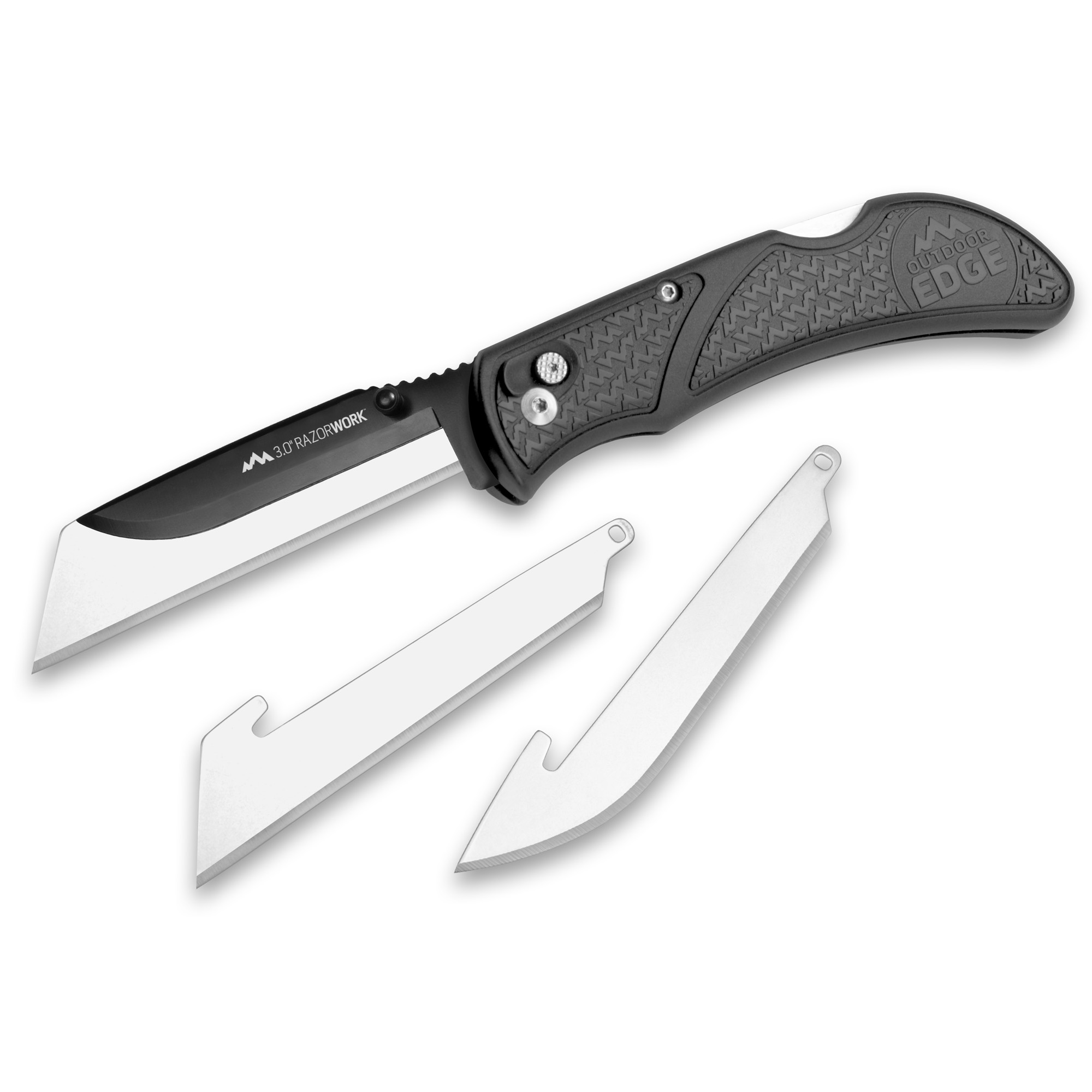 Outdoor Edge Razorwork 7.1" Knife, Black - RW3060C