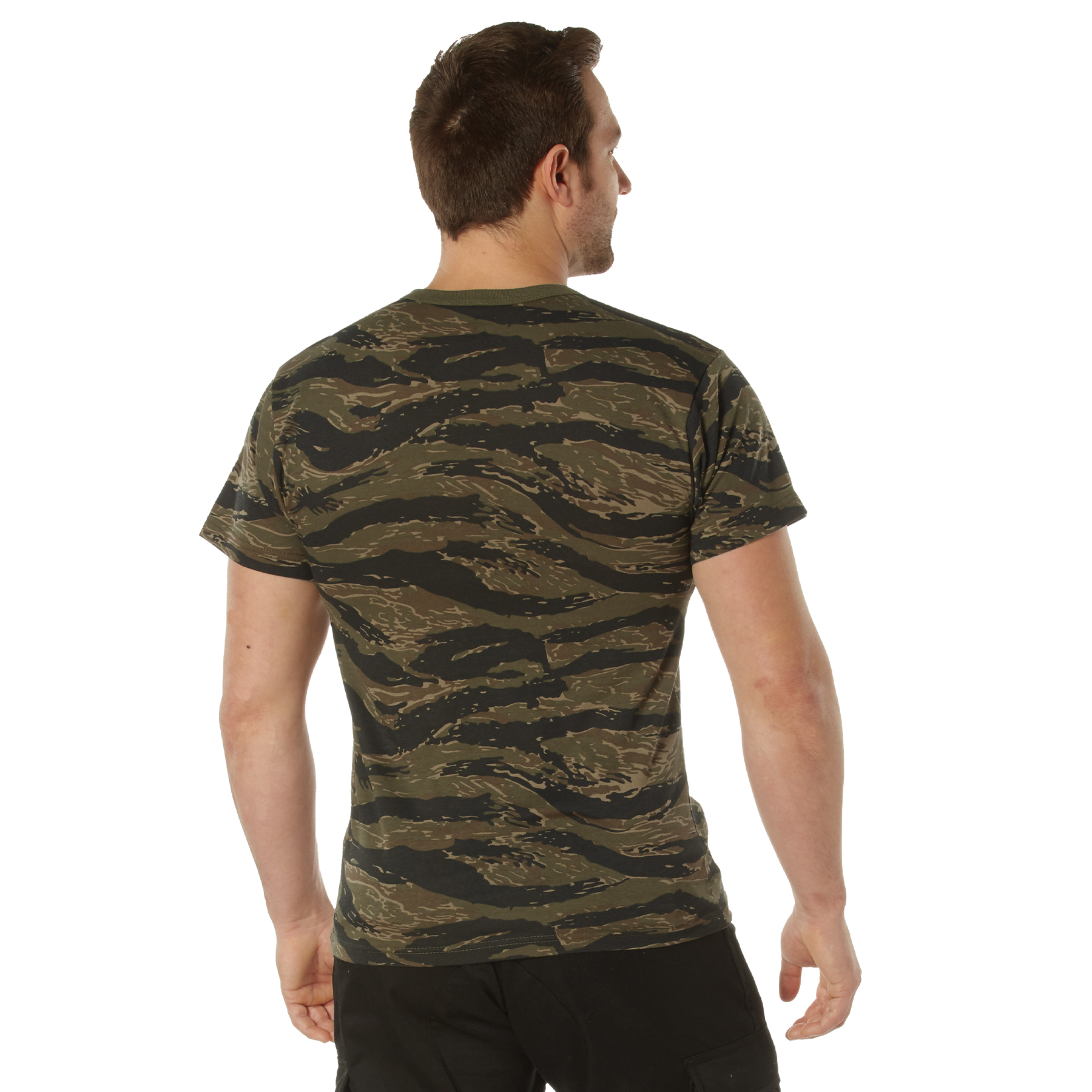 Rothco Pocket T-Shirt - Tiger Stripe Camo, X-Large
