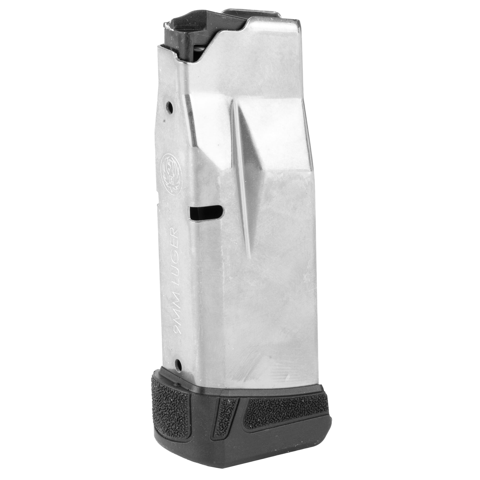 Ruger Magazine, 9mm, 12 Rounds, Fits Ruger MAX-9, Steel, Silver - 90715