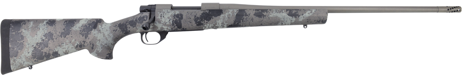 Howa M1500 Fence Line .308 Winchester 22" 5rd Bolt Action Rifle, Grey Light Camo