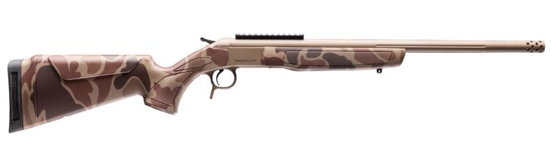 CVA Scout TD 6.5 Creedmoor Rifle - FDE/Camo Synthetic