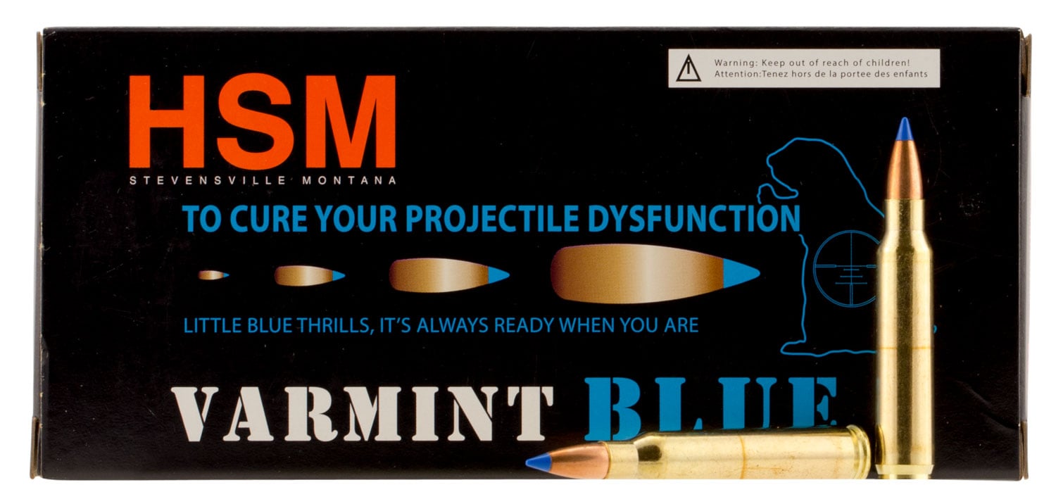 HSM 223 REM 55GR BLITZ KING – 20RD 25BX/CS - Flat Rate Shipping Under 30lbs! - No Credit Card Fees
