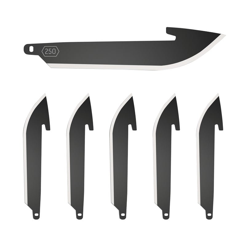 Outdoor Edge Knives 6-Pack Replacement Blade Drop Point