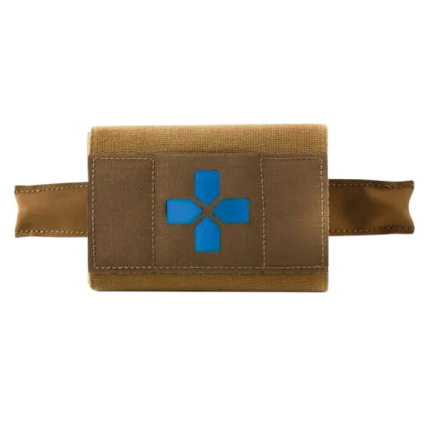 Blue Force Gear Micro TKN Pro Supplies Belt Mount Complete Trauma Kit, Coyote Brown