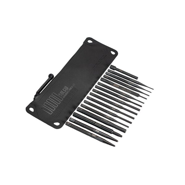 Sons of Liberty Gun Works SOLGW 16-Piece Armorer's Punch Set, Black