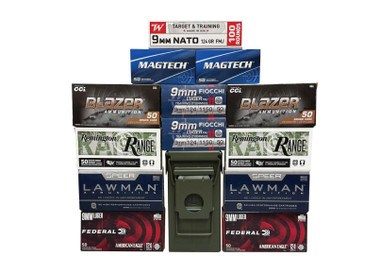 Ammo Flight Sampler Pack - 124gr FMJ