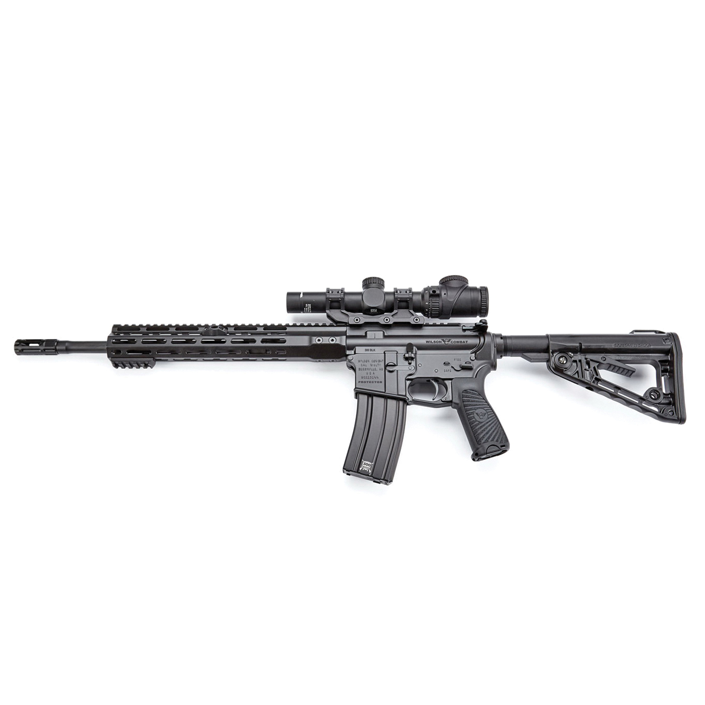 Wilson Combat TRPC300HBL Protector Carbine 300 HAM’R 16.25″ 30+1 Black Armor-Tuff Black Wilson/Rogers Super Stoc Stock BCM Starburst Polymer Black Grip Right Hand - No Credit Card Fees - Low, flat rate shipping