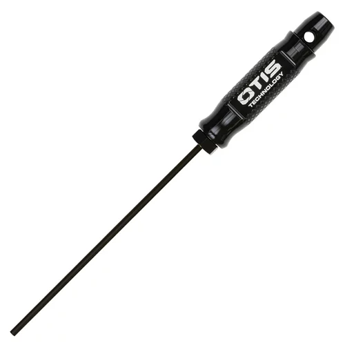 11" PISTOL CLEANING ROD W/ ROTATING FIXED HANDLE - BLACK
