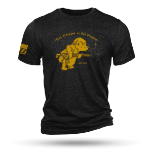 New-Line-Apparel Nine Line Pooh Bear Triblend T-Shirt Black 3XL