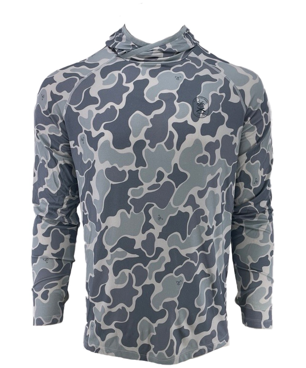 PSA Performance Hoodie with Logo, Citadel Blue Camo - 2X-Large