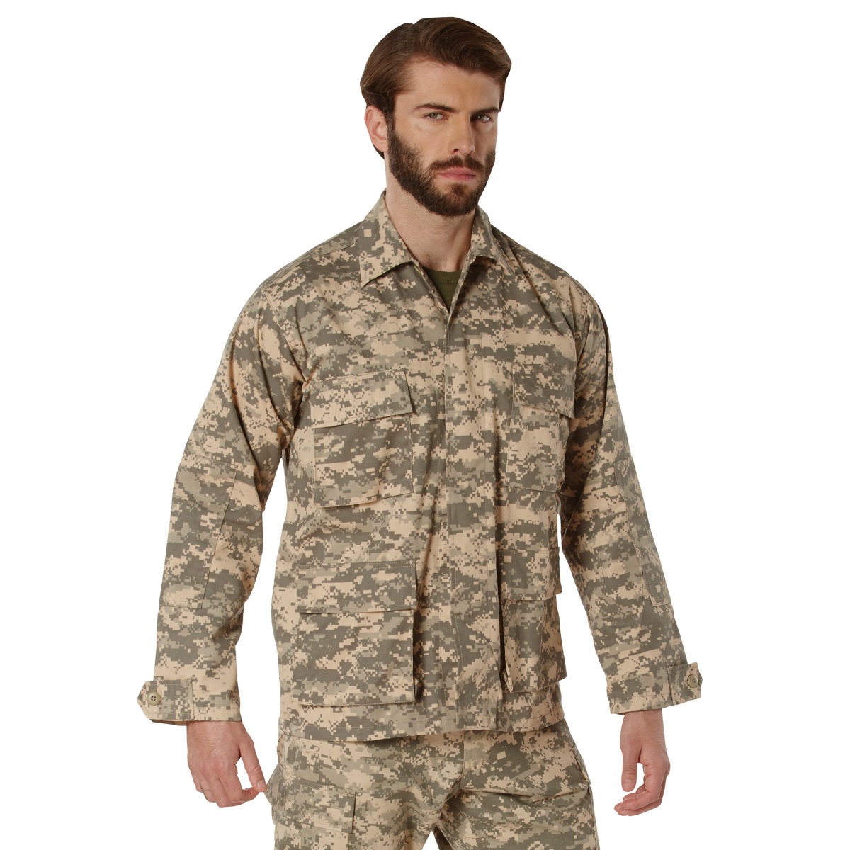 Rothco Digital Camo Bdu Shirt - Acu Digital Camo, X-Small