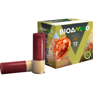 BioAmmo Rex Lead 12 Gauge 1oz #8 Shot 25-Round Box