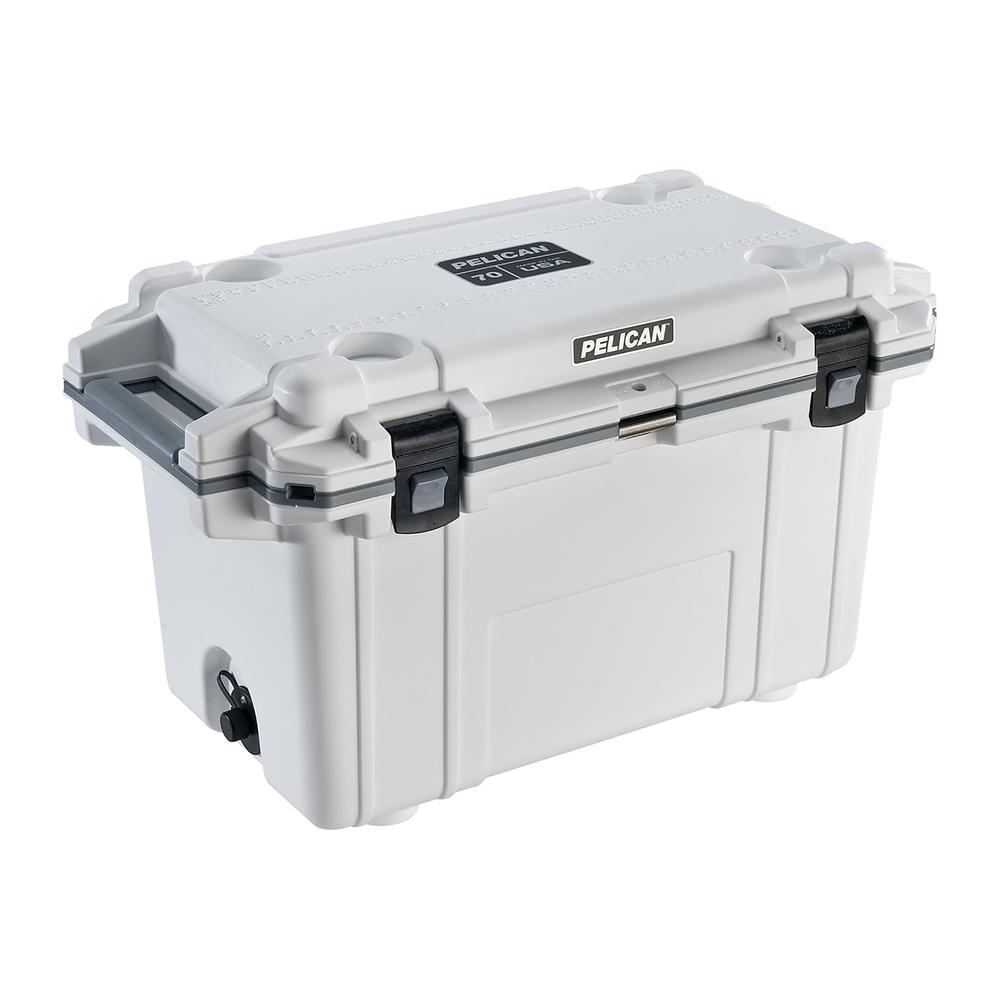 Pelican Elite Cooler 70Q-1-WHTGRY Cooler Gray, White - 70Q1WHTGRY