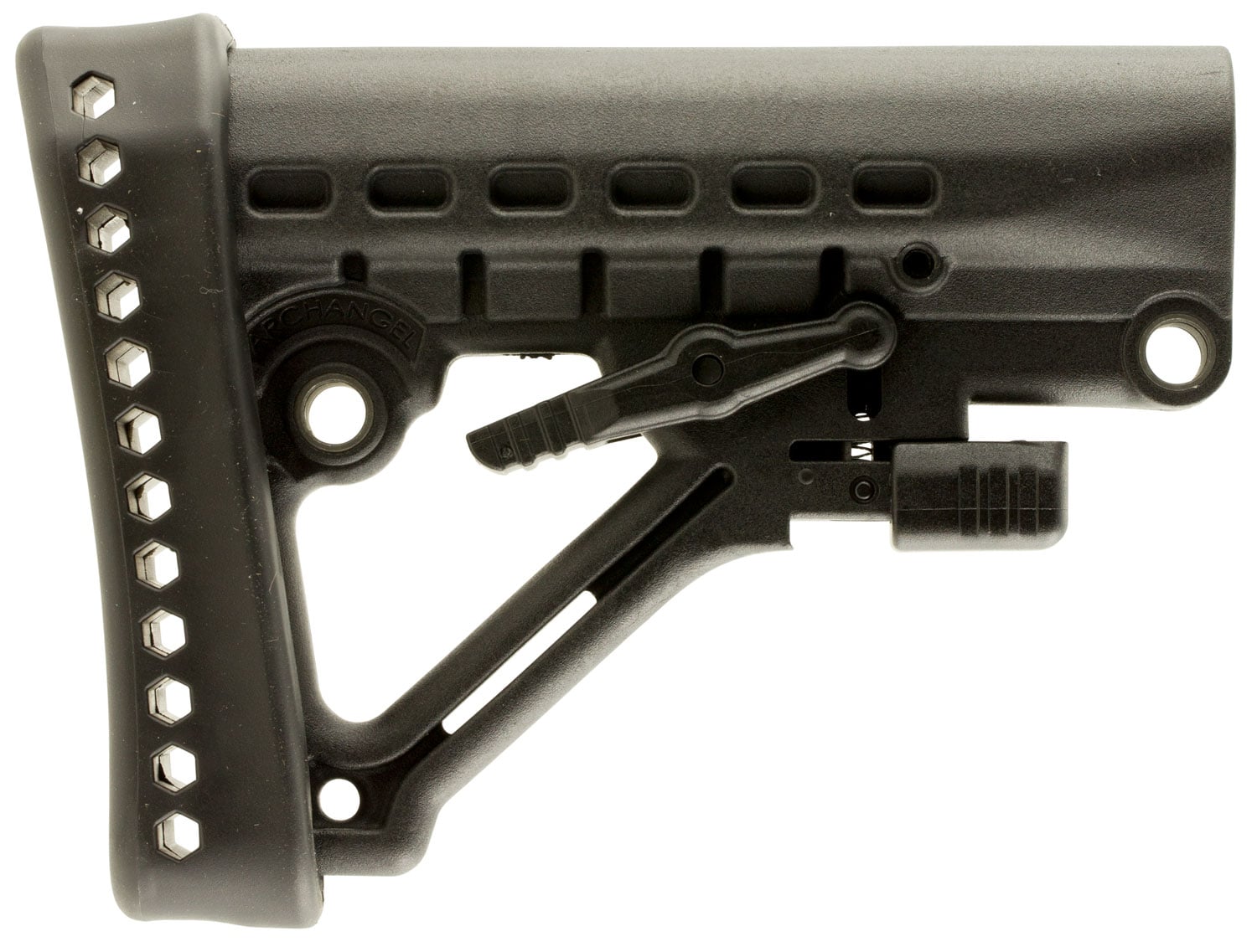 Mission First Tactical Archangel Polymer Heavy-Duty Collapsible Buttstock, Black - AA120
