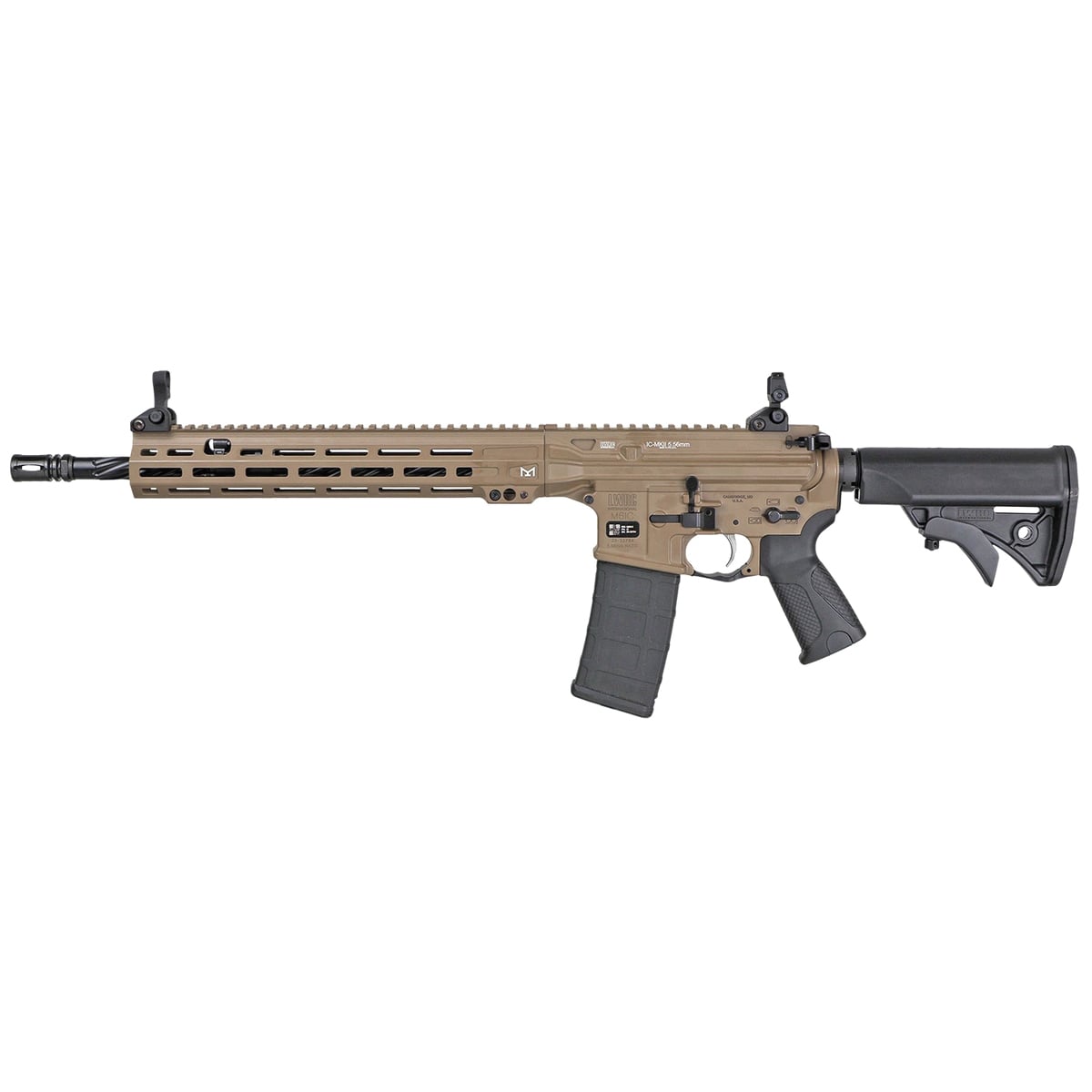 LWRC ICMKII 5.56MM FDE 14.7″ 30+1 - No Credit Card Fees - Low, flat rate shipping