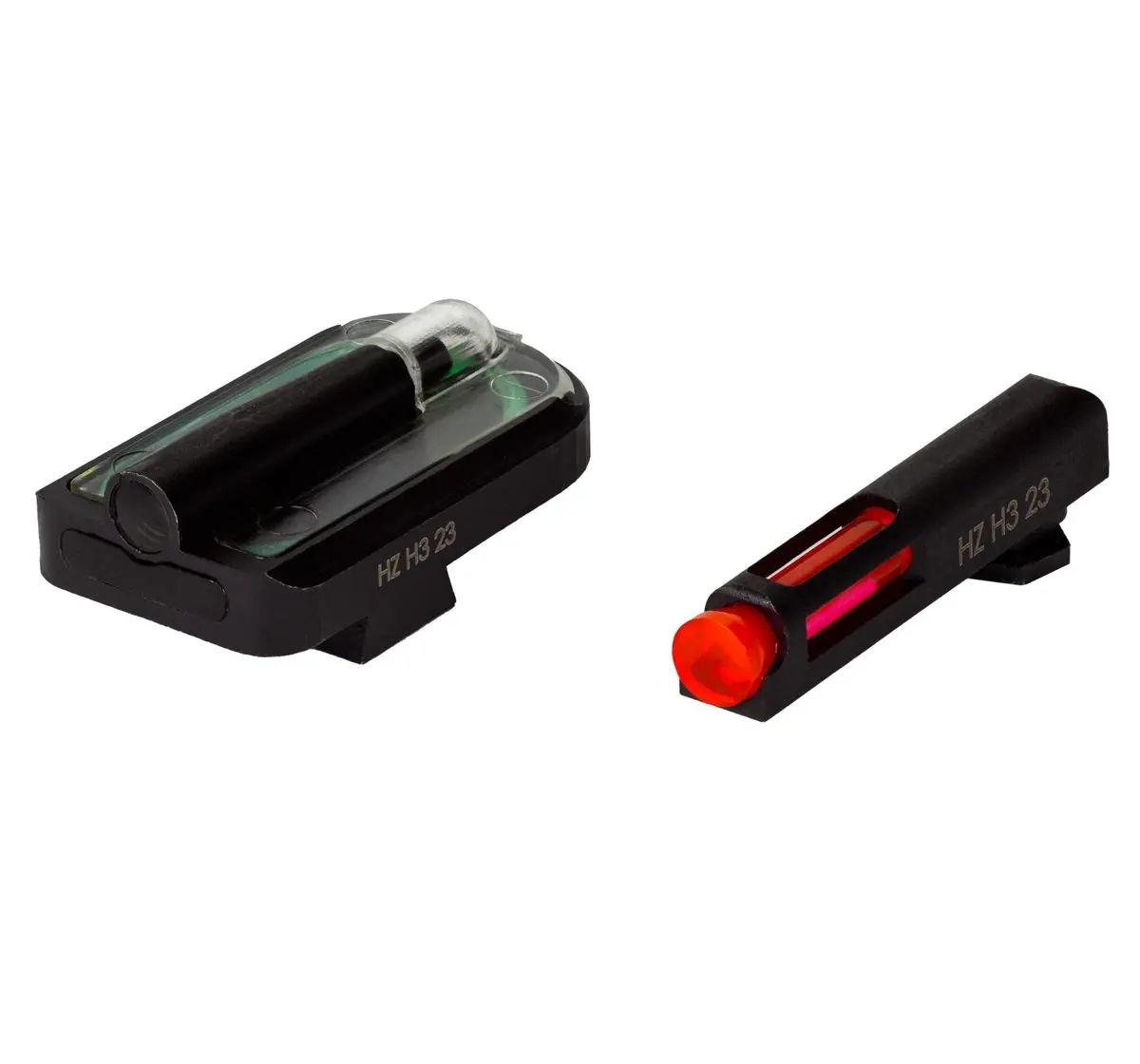 HIVIZ FASTDOT H3 Red Front Green Rear Sight for Glock 9mm .40 S .357 Sig
