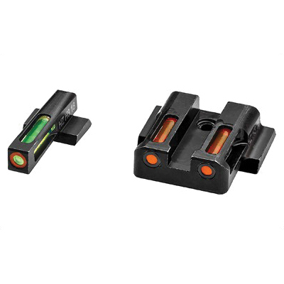 Hi-Viz LiteWave H3 Smith & Wesson M&P Tritium Litepipe Night Sight Set, Green/Orange - MPN421