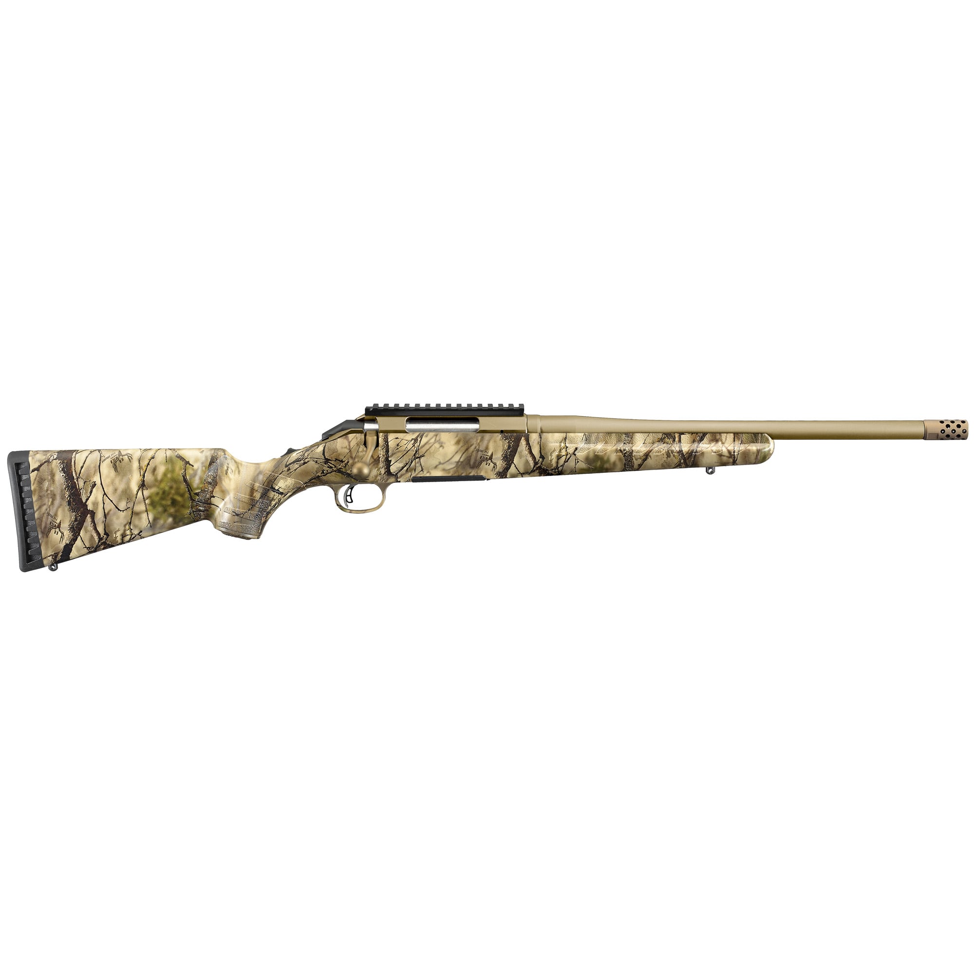 Ruger American .243 Winchester Bolt Action Rifle, 16.1" Barrel, Bronze - 36923