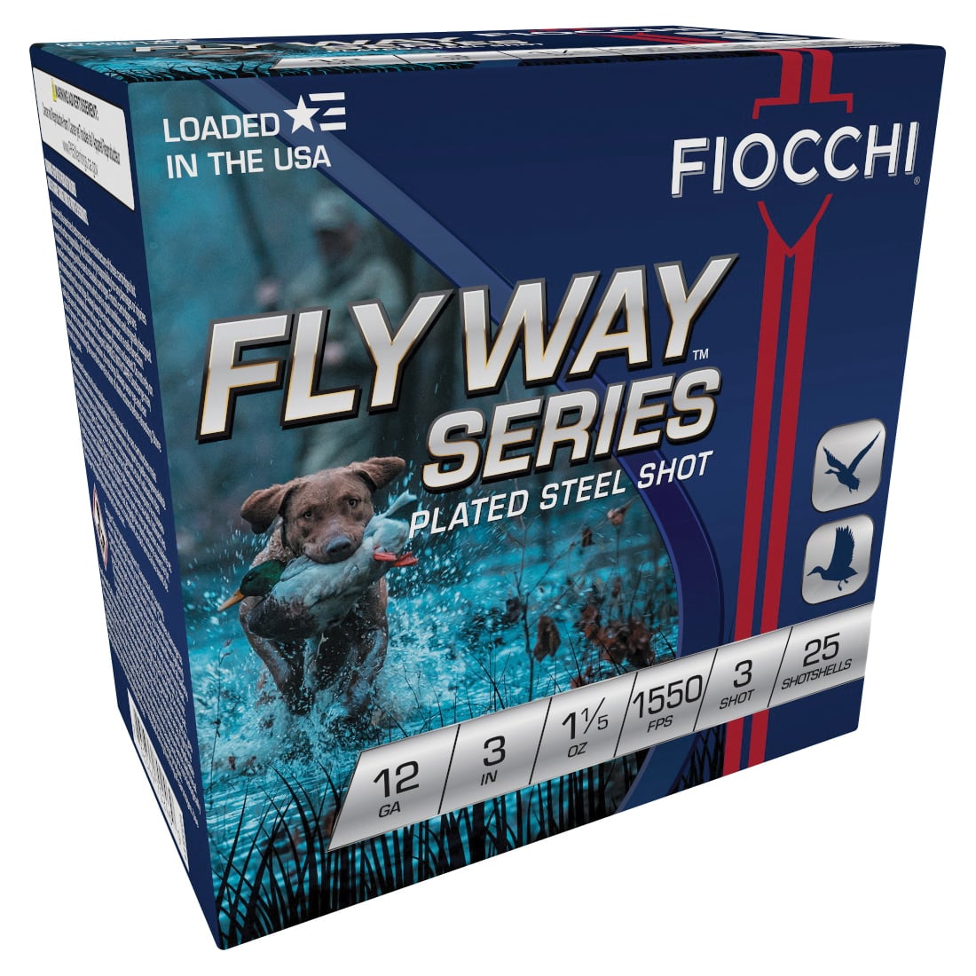 Fiocchi Flyway Shotgun Loads 12 ga. 3 in. 1 1/5 oz. 3 Shot 25 rd. - No Credit Card Fees - Low, flat rate shipping