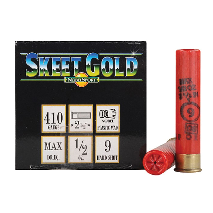 Nobel Sport Skeet Gold .410 Gauge 2-1/2" #9 1/2 Ounce 25rds