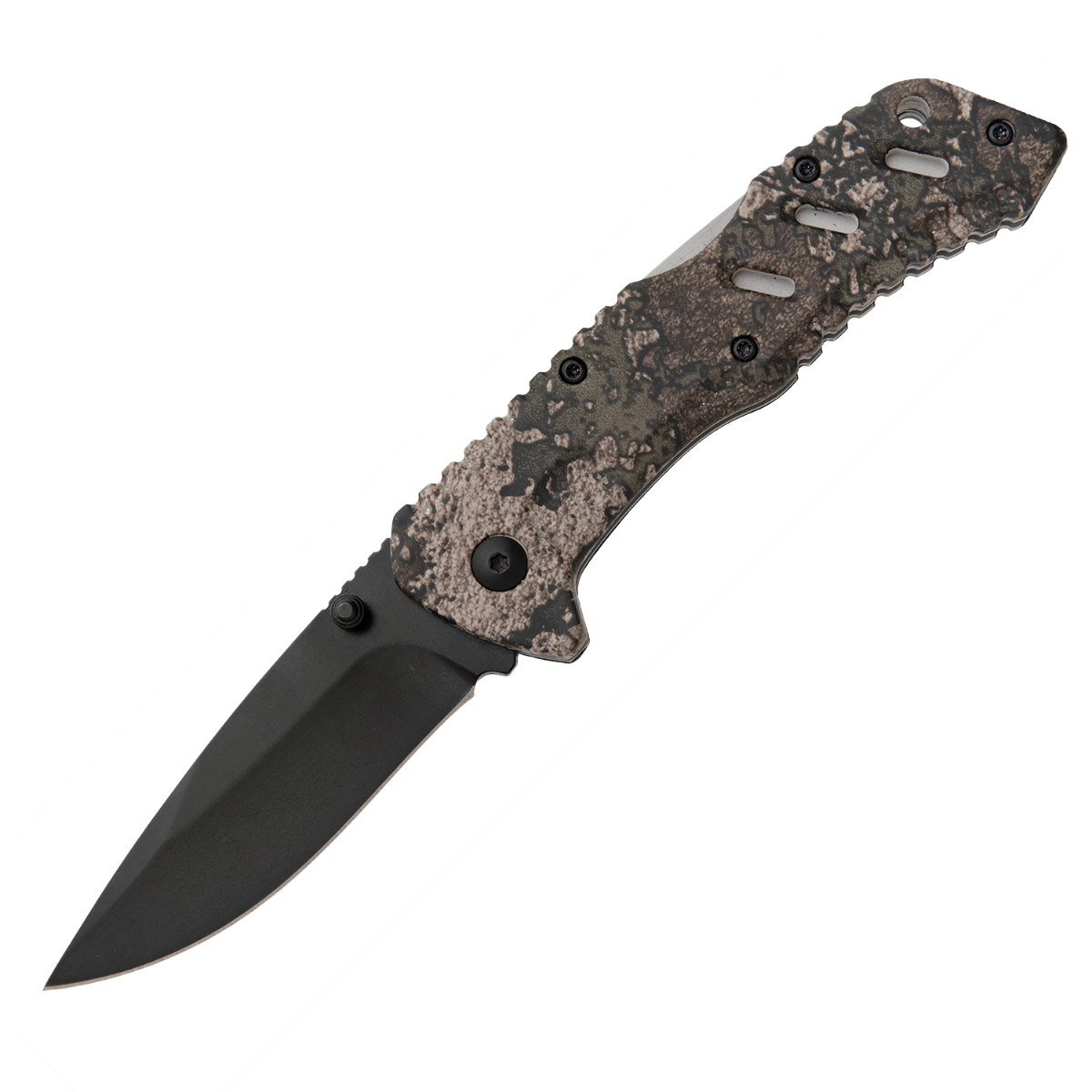 Bear & Son Edge Folding Drop Point Knife, TrueTimber Strata - 71834