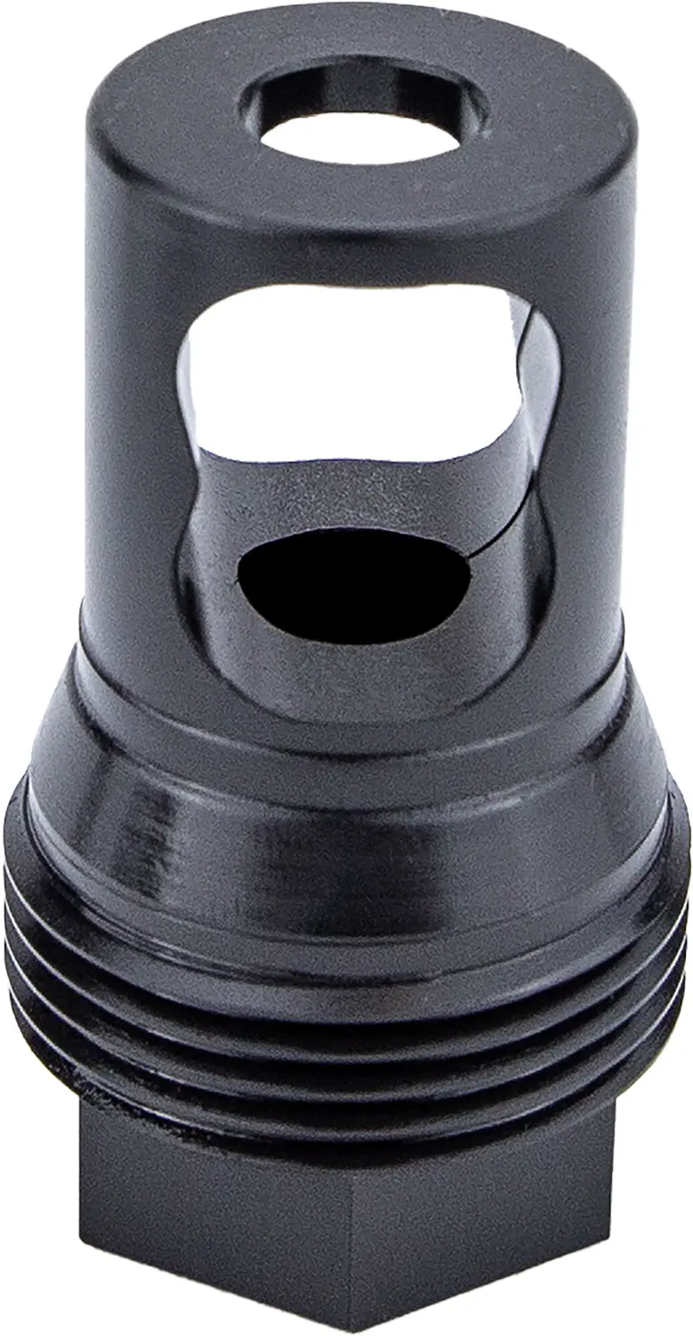 Kgm Suppressors A-TMB50-S-3 R50T Taper Muzzle Brake Black Nitride Steel M24x1 Threads