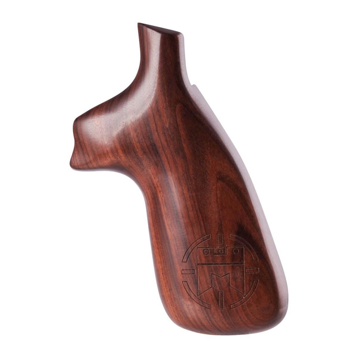 Hogue Round Butt Grip Fits Smith & Wesson N-Frame, Brown
