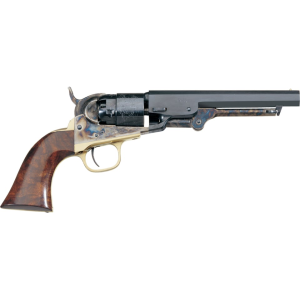 Uberti 1862 Pocket Navy Black Powder Revolver 36 Caliber 5.5" Blued Barrel Case Hardened Frame Walnut Grip