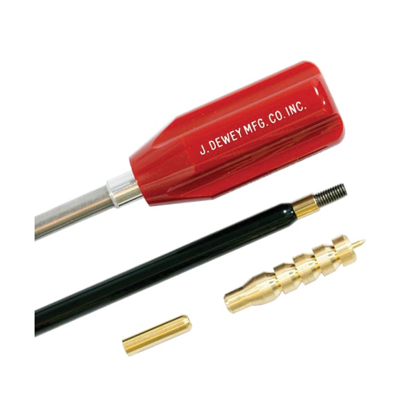 J Dewey Rods .50 Cal 54" 2-Piece Cleaning Rod