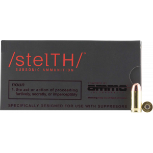 Ammo Inc 45230TMCSTL stelTH 45 ACP 230 gr Total Metal Case (TMC) - 50rd Box