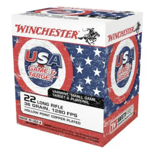 Winchester USA Target Pack .22lr, 36gr CPHP, 500rd Box