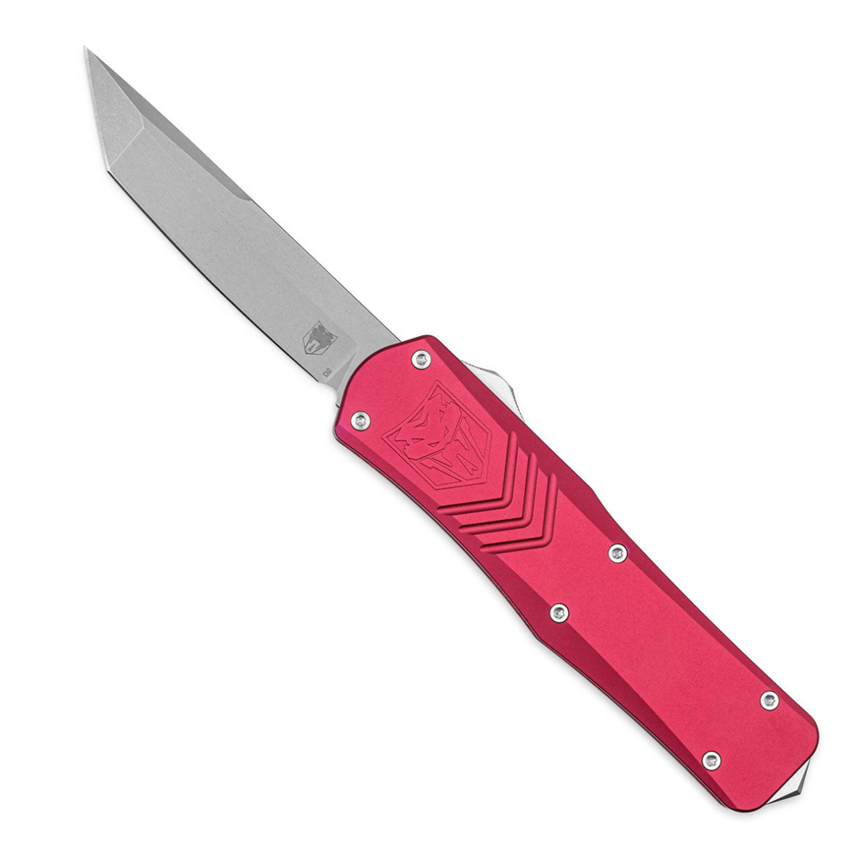 CobraTec Large FS-X Red Gen 2 Tanto Not Serrated - LREDFS-XGEN2TNS