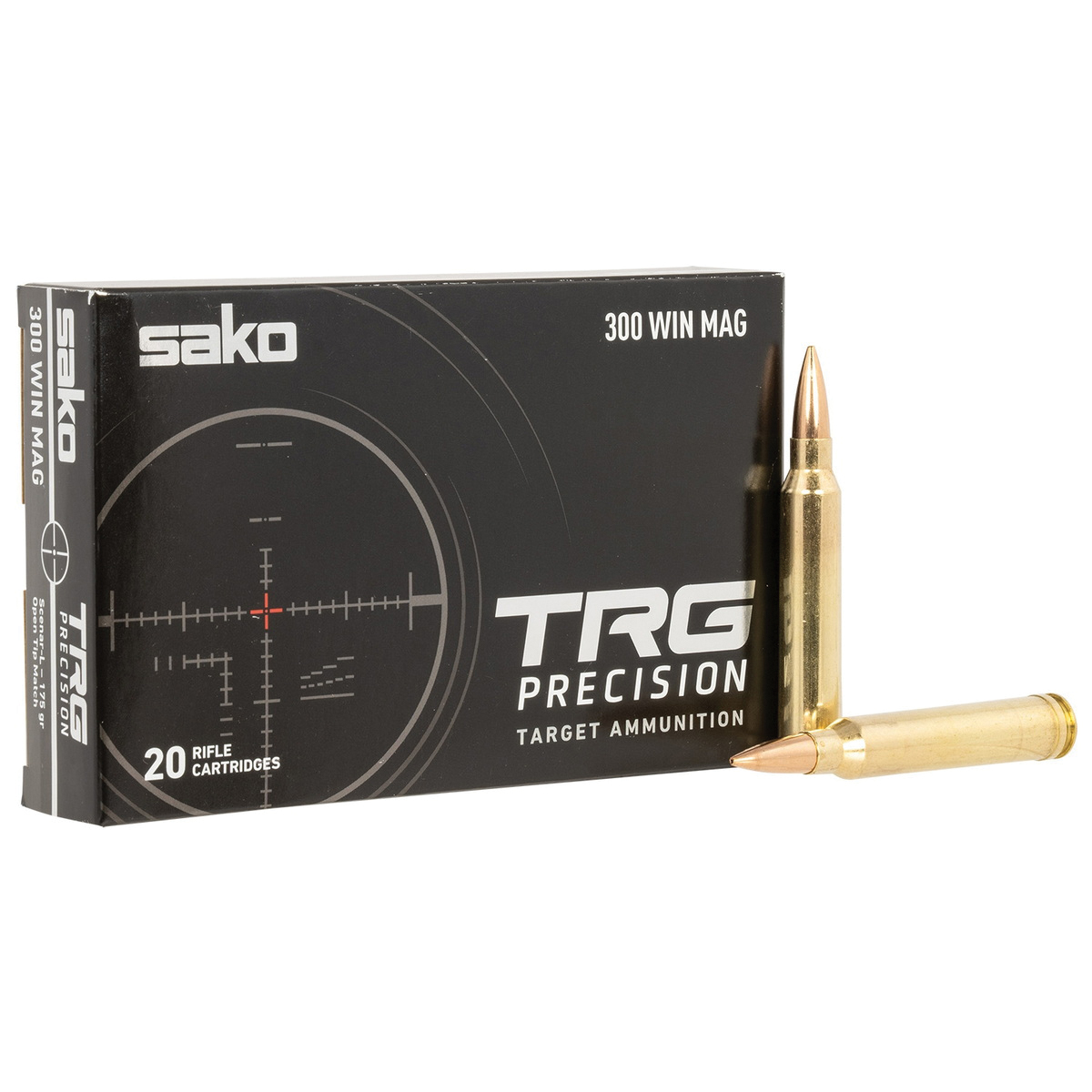 SAKO (TIKKA) 300WinMag 175gr Open Tip Match 20 Per Box/10 Case - No Credit Card Fees - Low, flat rate shipping