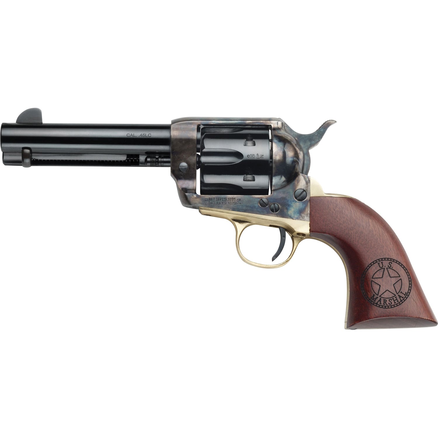 Pietta 1873 GW II U.S. Marshall .45 Long Colt Revolver 4.75" 6rds, Blue - HF45USM434