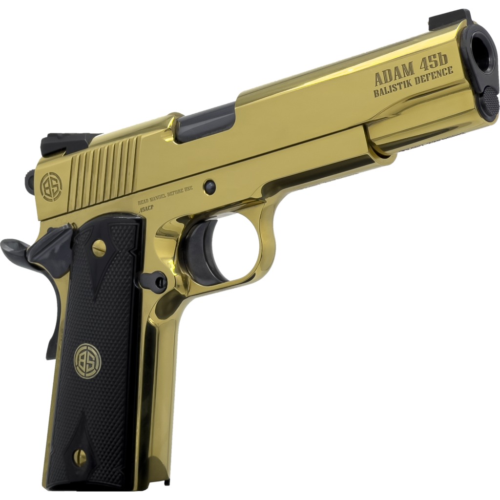 Dickinson Adam 1911 Golden 45 ACP 8+1 5" Black Barrel