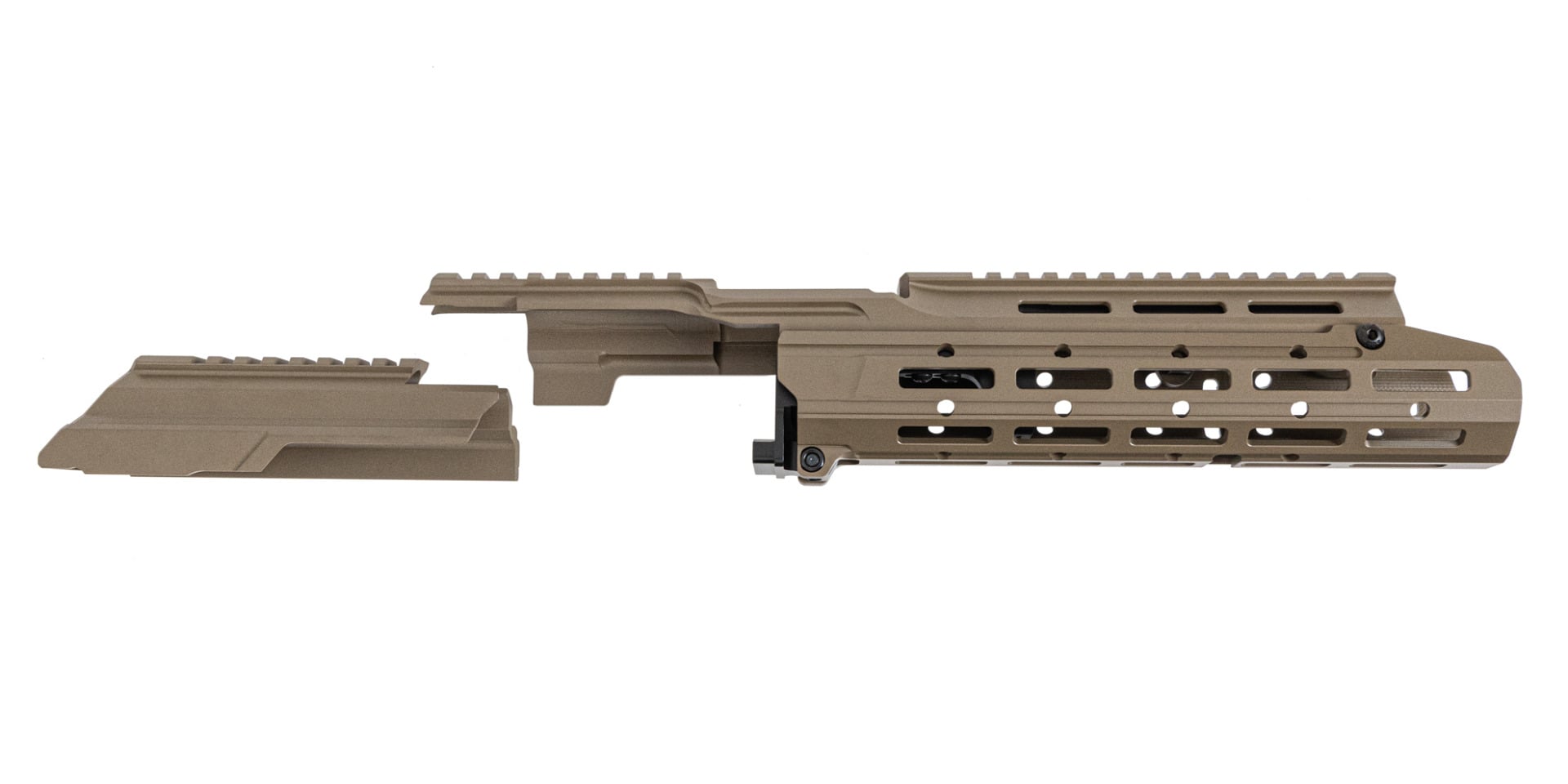 Sureshot Armament 5 Slot Rifle Chassis, FDE