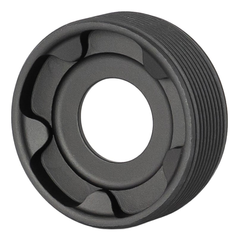 Rugged Suppressor Front Cap for Rugged Obsidian 45, Black - FC004