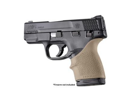 Hogue HandAll Beavertail Grip Sleeve for S&W M&P Shield 45/Kahr P9/P40/CW9/CW40, Flat Dark Earth - 18303