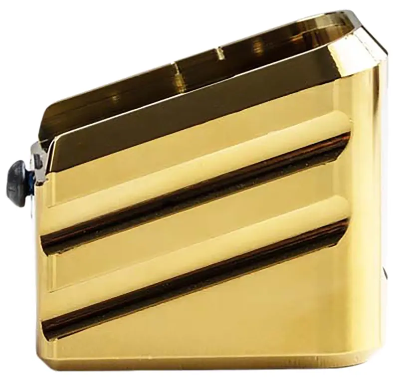 Cross Armory CRG+0MEG17GD Magazine Extension Fits Glock 17/22/31 Gen 1-5 Gold Aluminum