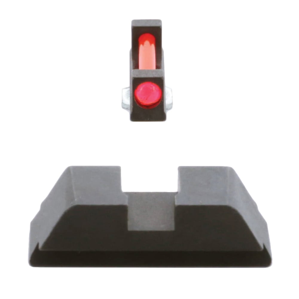 AmeriGlo Sight Set Front/Rear, Red/Black - GFT-113
