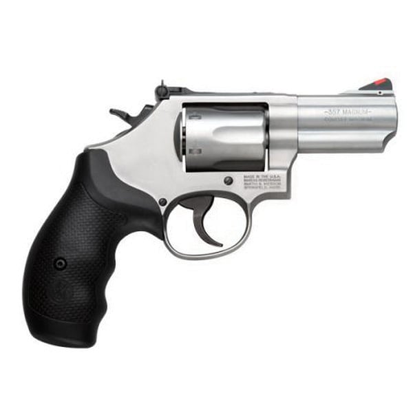 SMITH AND WESSON 66 357MAG 2.75″ SS 6RD AS - No Credit Card Fees - Free Shipping