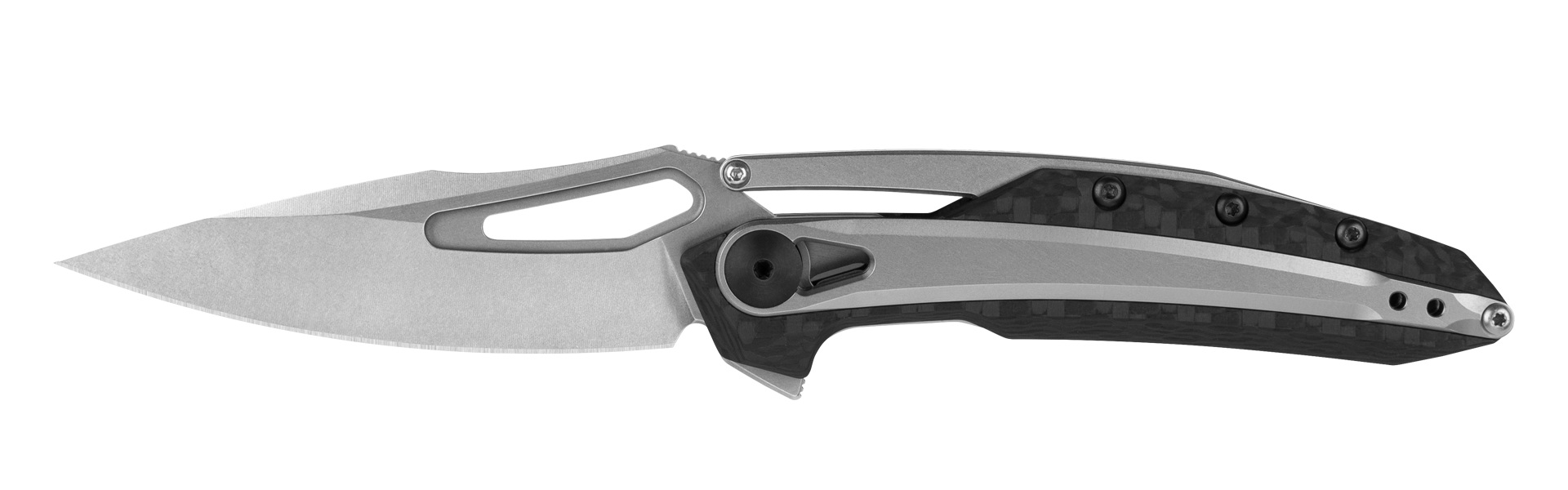 Zero Tolerance Knives Spear Point Folding Knife, Stonewash - 0990