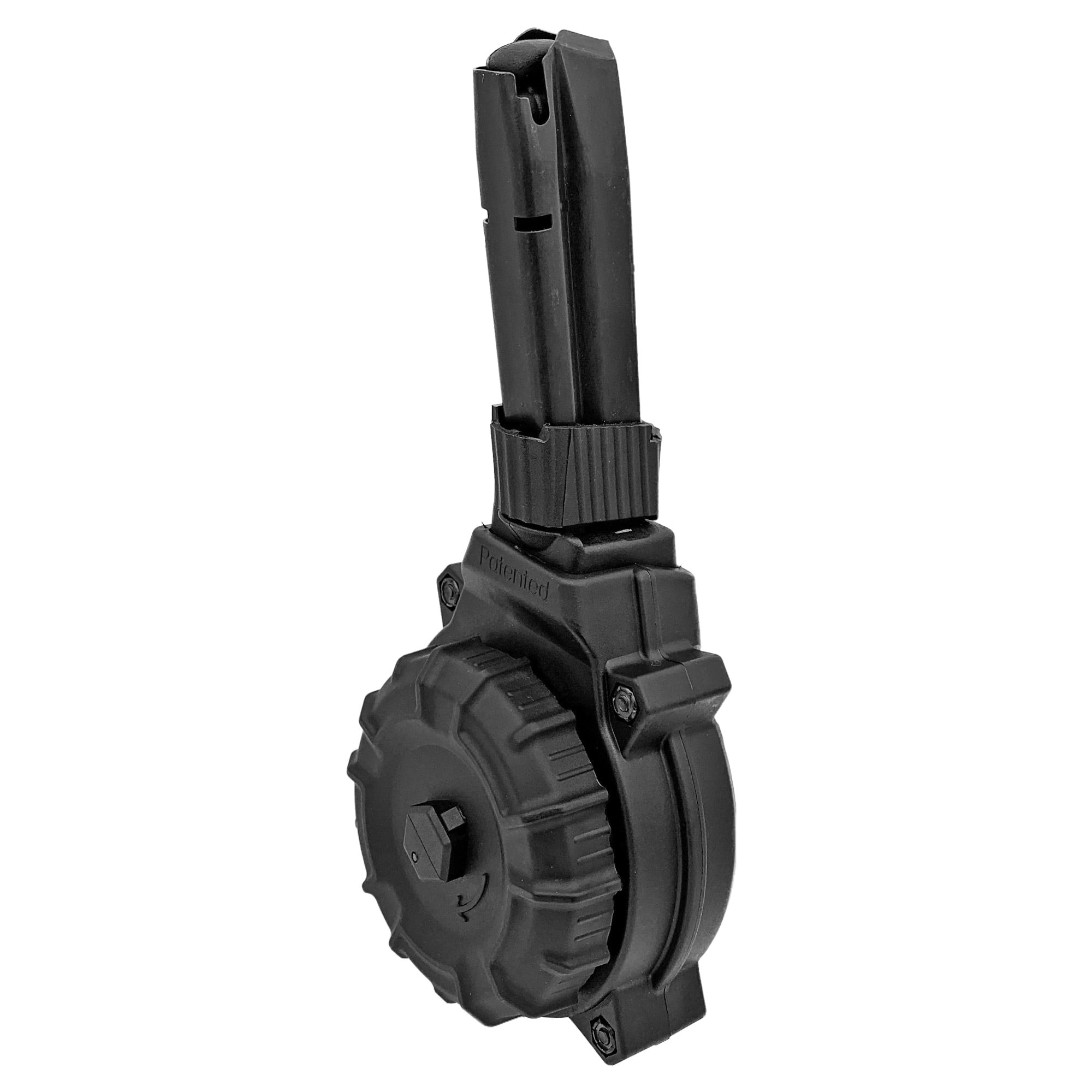 ProMag Magazine, 9mm, 50 Round Drum, Fits SCCY CPX-2, Polymer, Black