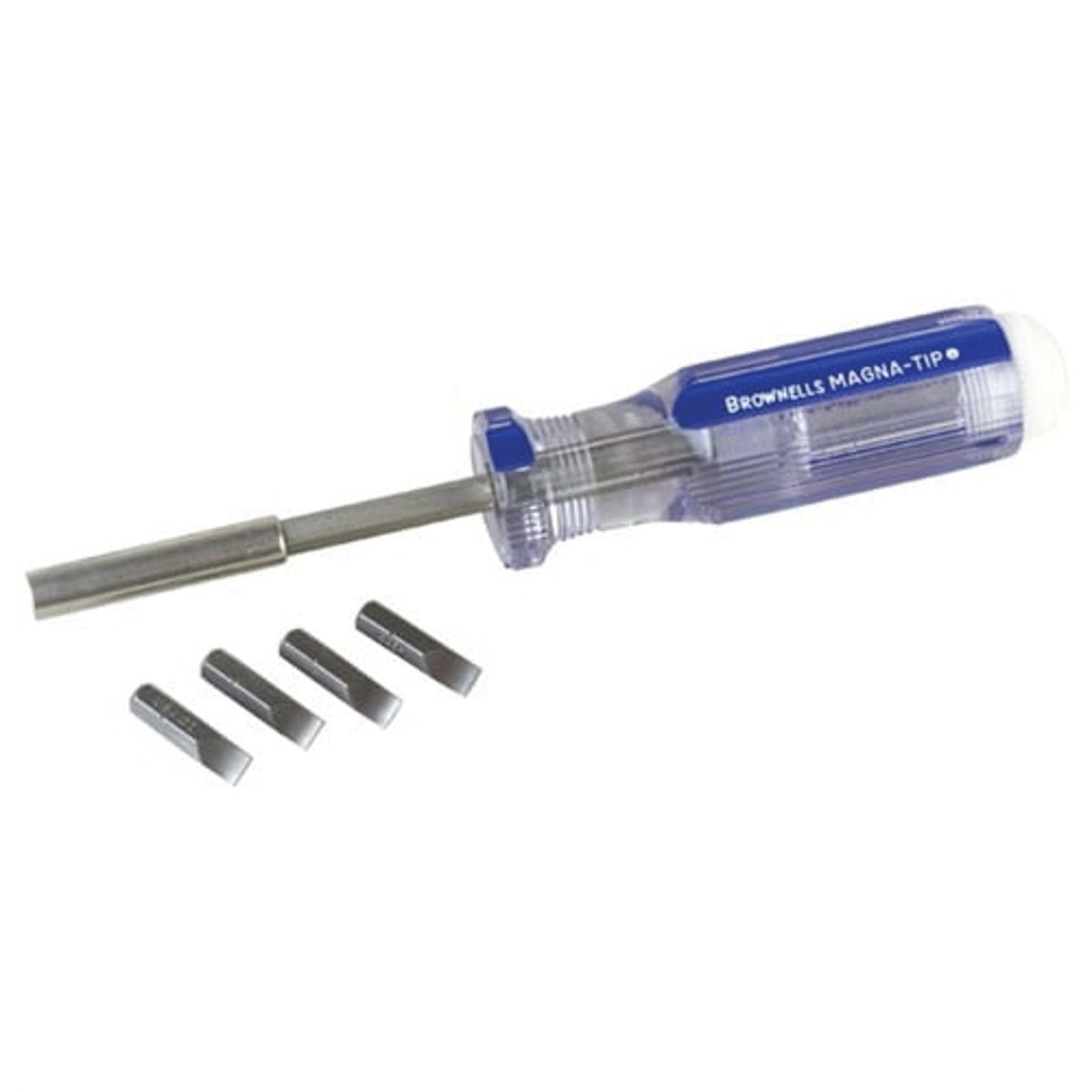 Brownells #84 x 8" Magna-Tip Hollow Screwdriver Handle w/4 Bit