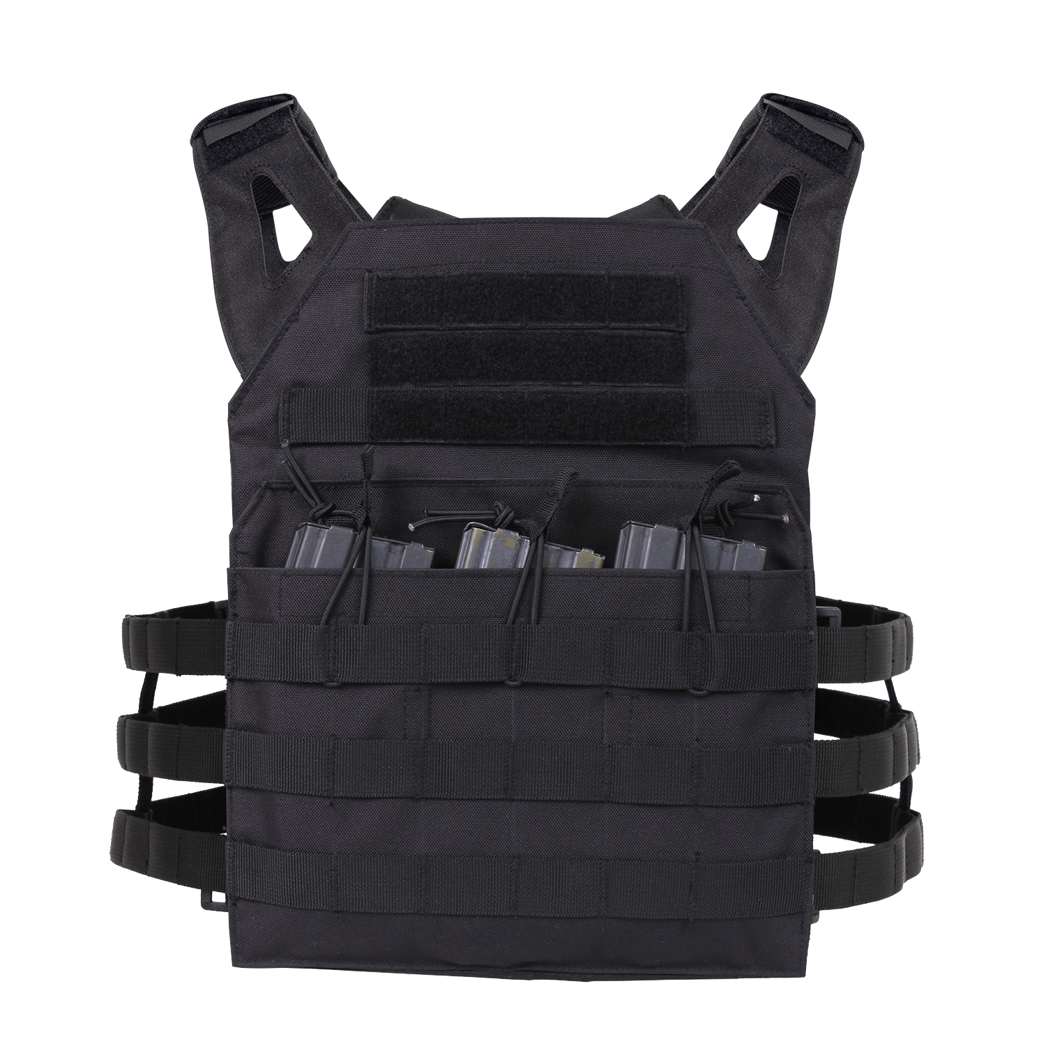 Rothco Lightweight Armor Plate Carrier Vest - Black, Regular