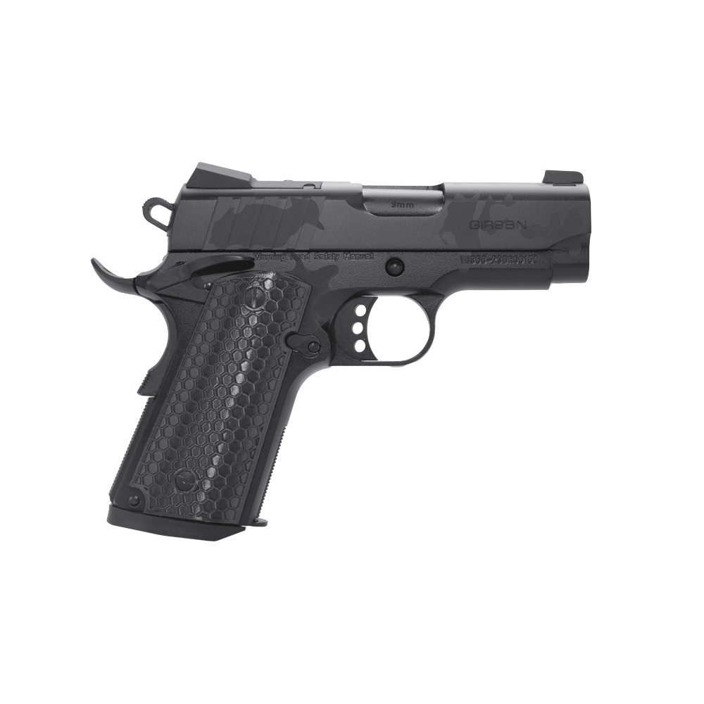 Girsan Influencer MC1911 9mm 3.40" 7rd Pistol, Black Camo - 391150
