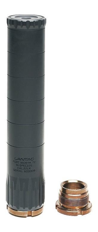 Lantac USA M-Spec 223/5.56 Stainless Steel Suppressor