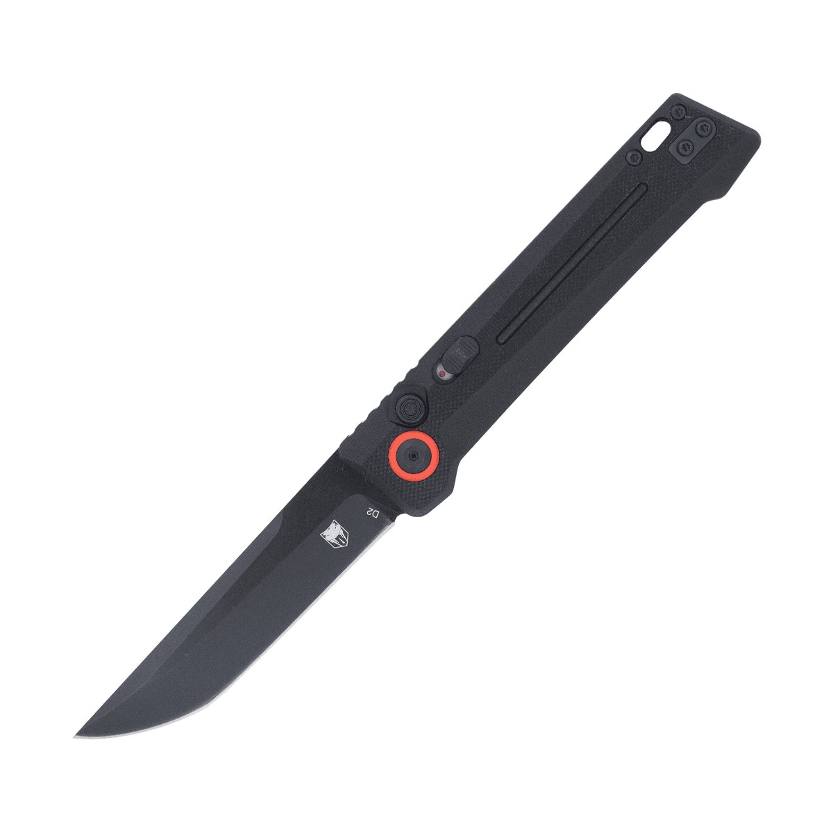 CobraTec Knives Inferno Folding Tanto Knife, Black - CTIFRBLK
