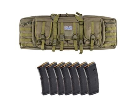 PSA 36" Rifle Bag, ODG & 7 Magpul PMAG 30rd GEN 2 5.56x45 Magazines