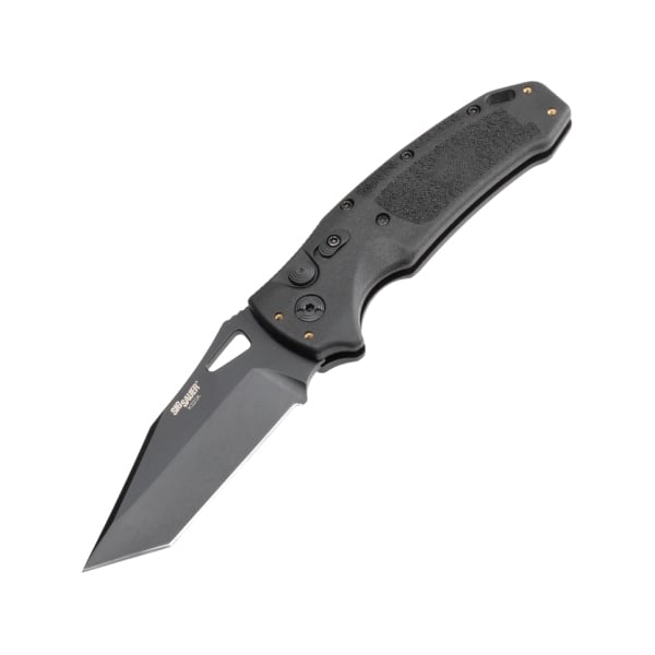 Hogue SIG K320A Nitron Auto/Folding Knife Tanto, Black